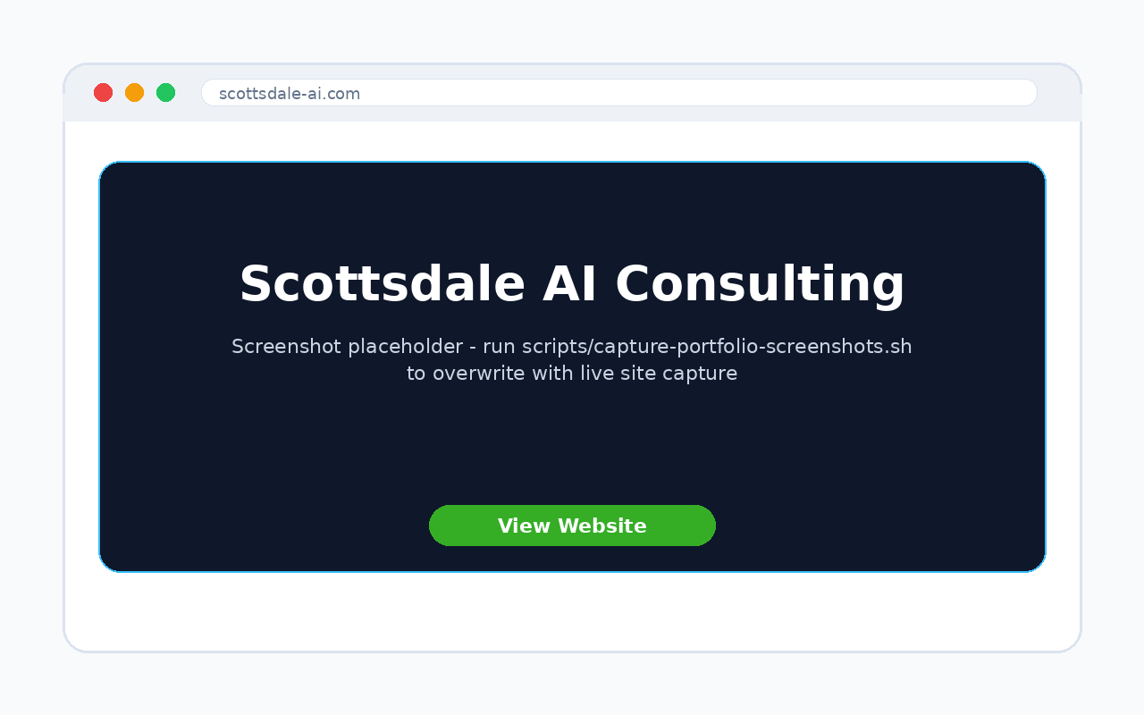 Scottsdale AI Consulting website preview